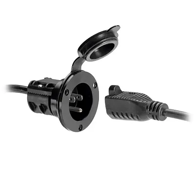 MINN KOTA 1865108 Mkr-21 Ac Power Port (Black)