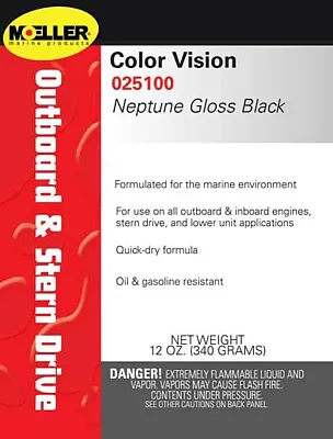 MOELLER 025100 Clr/Vsn Enamel Gloss Black