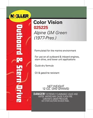 MOELLER 025225 Clr/Vsn General Motors Green