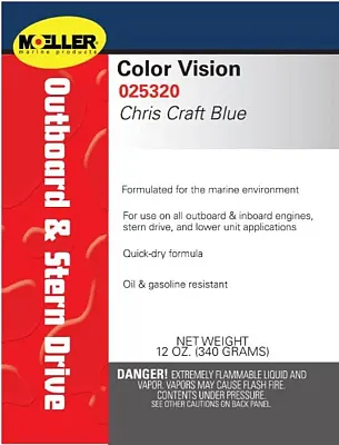 MOELLER 025320 Clr/Vsn Chris Craft Blue