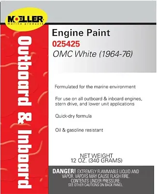 MOELLER 025425 Engine Paint Johnson White
