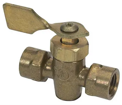MOELLER 03330010 1/4 Fnpt M/F Brass Shut-Off