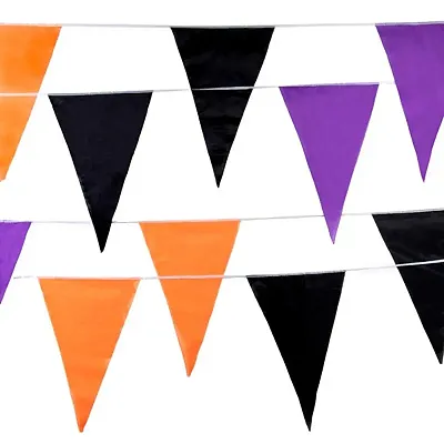 Multi-color Halloween Pennant, 100-feet, 48 Flags MPAR-106