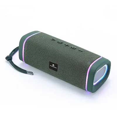 Maxpower Portable Bluetooth Water Resistant Speaker With Led Lights (Green)
