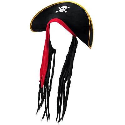 Pirate Hat with Dreadlocks MPHT-004