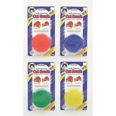 Molor Products Self Cleaning Cat Brush - Yellow