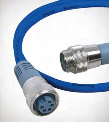 MARETRON NMNB1NF05 Mini Dbl-Endd Cordset M To F 5M Blu