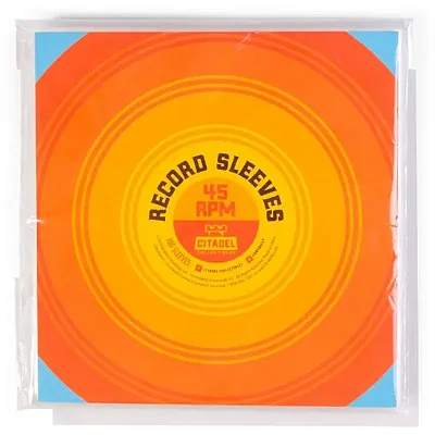 45 RPM Vinyl Record Sleeves, 100-pack MVIN-002