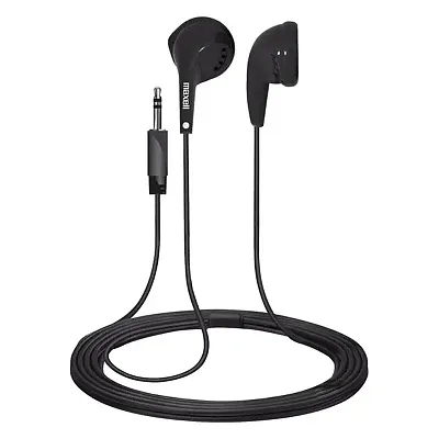 Maxell 190560 - Eb95 On-Ear Earbuds, Black, Eb-95