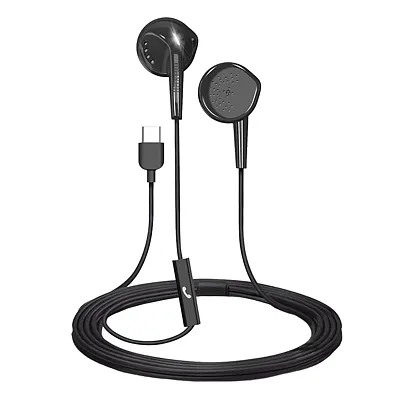 Maxell 197338 Eb-96 Wired In-Ear Earbuds With In-Line Mic/Remote And Usb-C Conne