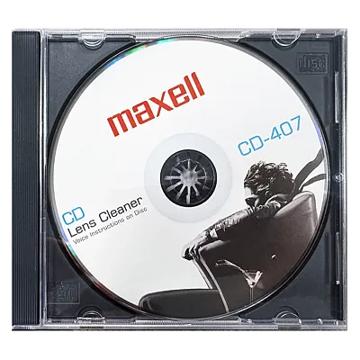 Maxell 197342 Cd Lens Cleaner, Cd-407