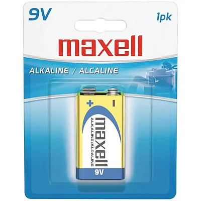 Maxell 721110 - 6Lf221Bp Alkaline Batteries (9V; 1 Pk)