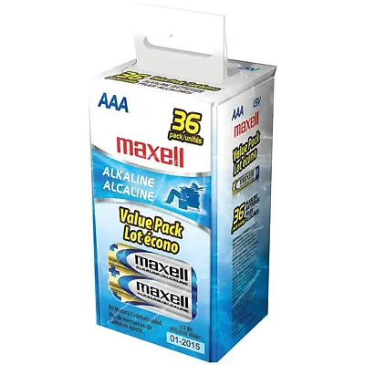 Maxell 723815 - Lr0336B Alkaline Batteries (Aaa; 36 Pk; Box)