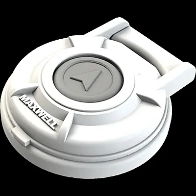 MAXWELL P104809 Foot Switch Compact Covered White