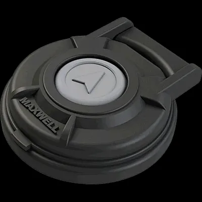MAXWELL P104810 Foot Switch Compact Covered Black