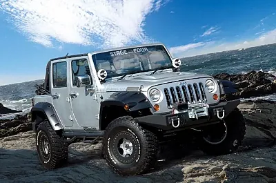 N-FAB J0764 Jeep 4Door Sidestep 07-11