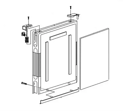NORCOLD 1600441400 Door Assy - Dc/De/Ev0051