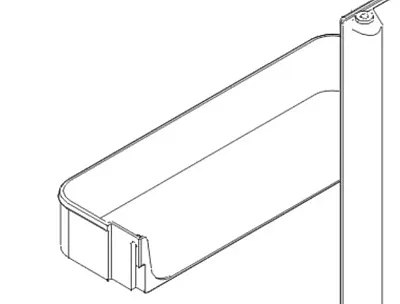 NORCOLD 619235 Door Bin-Large/N260