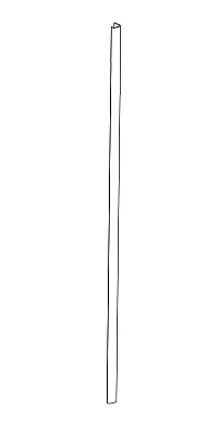 NORCOLD 623129 Side Trim Piece- Left
