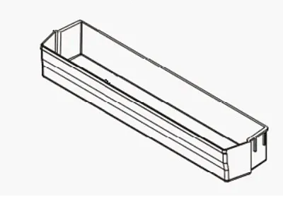 NORCOLD 624864 Norcold Door Bin- Clear