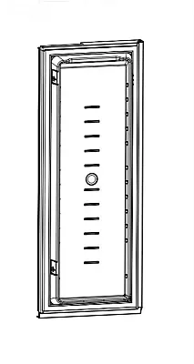 NORCOLD 627943 Left Bottom Door - Panel