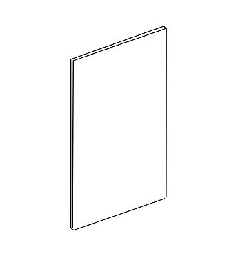 NORCOLD 629756 Panel-Door-Black Acrylic