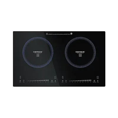NAT.QUALITY RR20EA Deluxe Built In Double Burner Induc