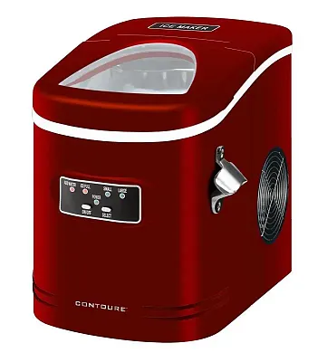 NAT.QUALITY RV130R Portable Ice Maker Red