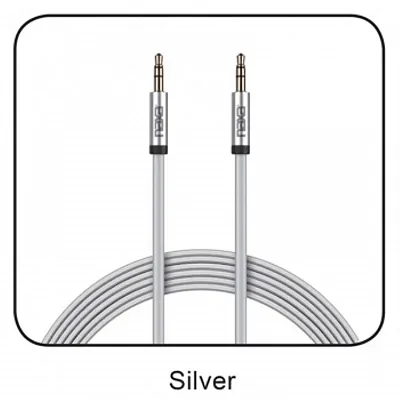 6 Ft. Tangle-Free Auxiliary Cable-SILVER