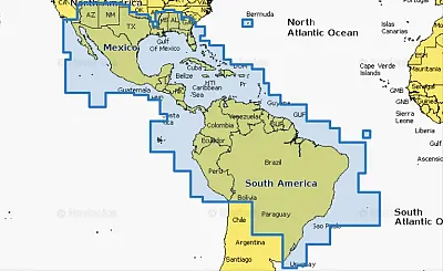 NAVIONICS 010C136430 Mexico Caribbean To Brazil