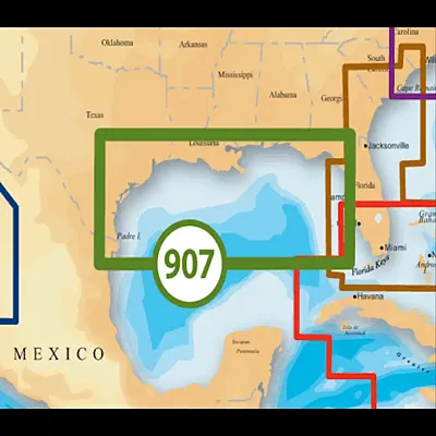 NAVIONICS MSD907P Platinum+ Sd 907 Gulf Of Mexico