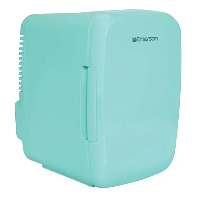 Emerson Efc-5000-Turquoise 6-Can 4.2-Qt. Portable Mini Fridge Cooler, Efc-5000 (