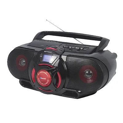 Emerson Epb-3002 Bluetooth Cd/Radio Boom Box, Black, Epb-3002