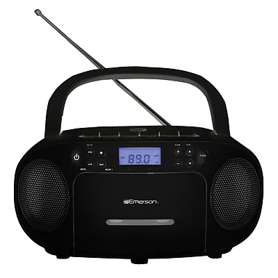 Emerson Epb-3003 Black Cd/Cassette/Radio Boom Box, Epb-3003 (Black)