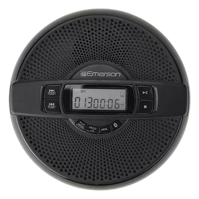 Emerson Epcd-2000 Portable Cd Player With Speaker, Fm Radio, Earbuds, And Blueto