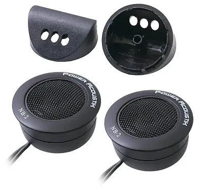 Power Acoustik 1" Tweeters (Sold In Pairs) Niobium 200Watts; 3-W