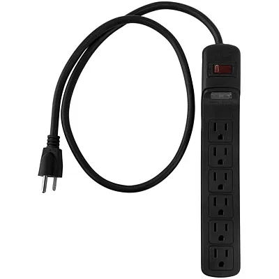 Stanley 33220 6-Ac Outlet 1080-Joules Surgemax 1080 Surge Protector Power Strip,