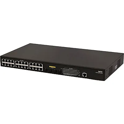 NEC Routers Switches QX B02014-F1006 Qx-S1024Gt-4G-Pw, 24 X 1 Gigabit Poe Por