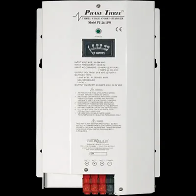 NEWMAR PT2413W Batt Chgr Phase 3 24V 13A 3 Bank
