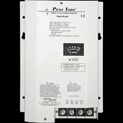 NEWMAR PT40U Batt Chgr Phase 3 12V 40A 3 Bank