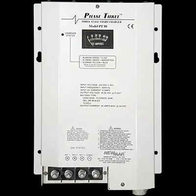 NEWMAR PT80 Batt Chgr Phase 3 12V 80A 3 Bank