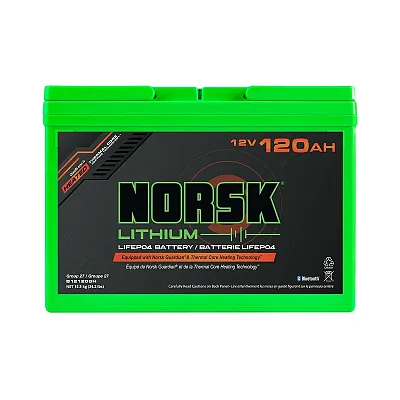 NORSK INC B12120GH 12.8V-120Ah-Nsk-Trolling-House