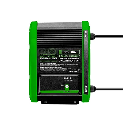 NORSK INC NCAC11008 1Bank 36V-10A Lifepo4 Chgr