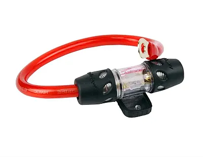 Audiopipe 4 Gauge 1 Ft. Length With Mini Anl Fuse Holder