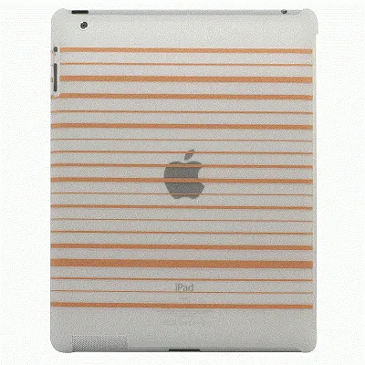 NUU BaseCase Stripe Protective Case iPad 2 & new iPad - Tan Stri