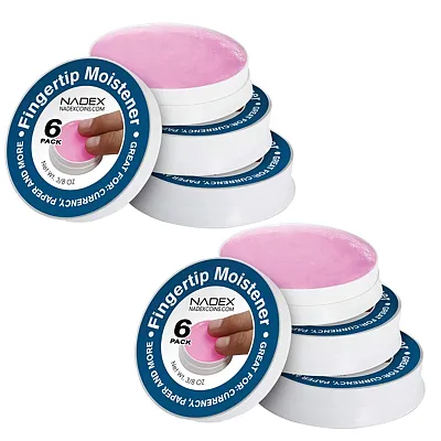 Nadex Coins Ncc1-1131 Fingertip Moistener Pads (6 Pack)