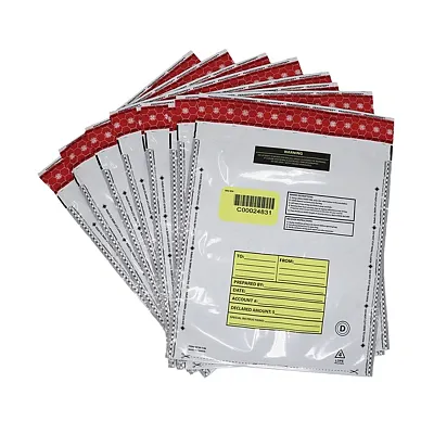 Nadex Coins Ncs8-1186 Tamper-Evident 12-In. X 16-In. Opaque Fraudstopper Bank De