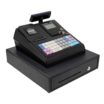 Nadex Coins Nxte-1376 Cr360 Thermal-Print Electronic Cash Register (Black)