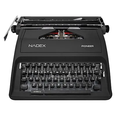 Nadex Coins Nxte-1630 Pioneer Manual Typewriter With Durable Travel Case