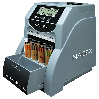 Nadex Coins Nxte-1897 S180 Digital Coin Counter, Sorter, And Wrapper